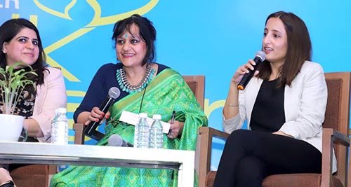 Ishvinder Kaur in the Panel Discussion hosted by Surface Reporter magazine for Talk of the Town event in New Delhi